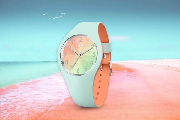 アイスウォッチの新作腕時計「アイス デュオ シック」ケース＆ベルトをバイカラーにした夏モデル