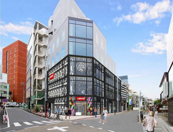 リーバイス、原宿キャットストリートにアジア最大級の旗艦店オープン