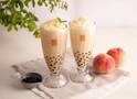 春水堂が銀座に旗艦店オープン、限定「タピオカ白桃鉄観音ミルクティー」果実を贅沢にトッピング