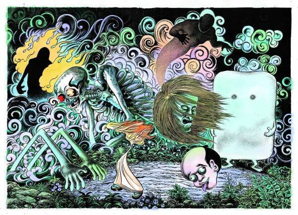 展覧会「水木しげる 魂の漫画展」横浜・そごう美術館で『ゲゲゲの鬼太郎』の生原稿など出展