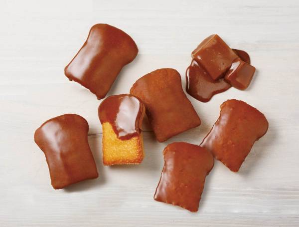 フレンチトースト専門店「アイボリッシュ」新作、ほろ苦キャラメル味のパン型フィナンシェ