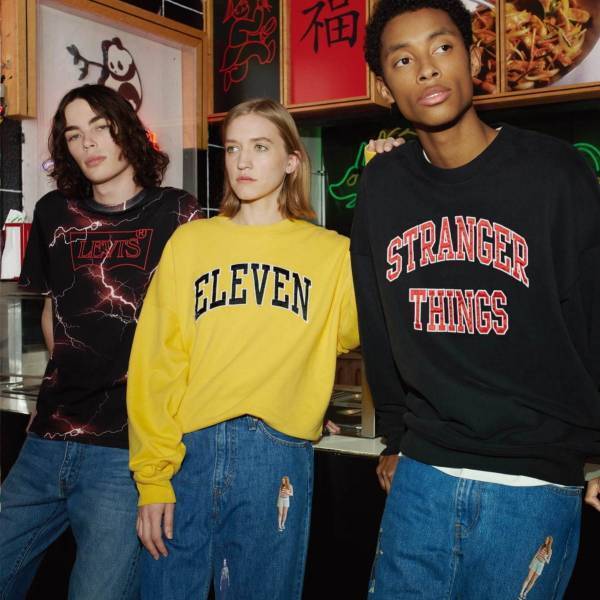 リーバイス×ドラマ『ストレンジャー・シングス』Tシャツやデニム、イレブン＆ダスティンの劇中衣装も