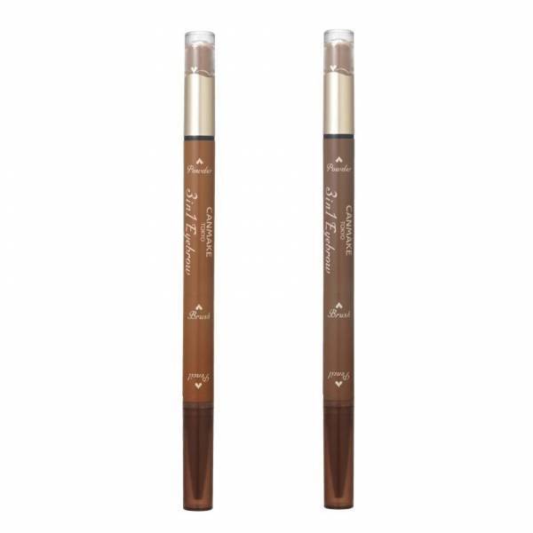 キャンメイク立体眉を作る「3in1アイブロウ」＆濡れツヤ肌を叶える2色ハイライターに新色