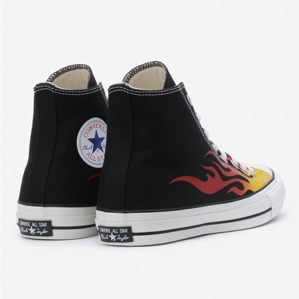 コンバース“炎”柄の新作ハイカットスニーカーが発売