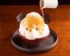 ふわふわ“白くま”のほうじ茶かき氷が東京・テラスダイニングタンゴで、つぶあん＆フルーツをイン
