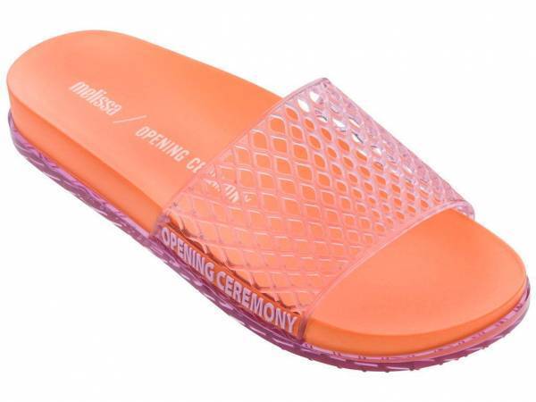 オープニングセレモニー×メリッサのサンダル、“漁師の網”着想の格子デザイン＆スケルトンカラー