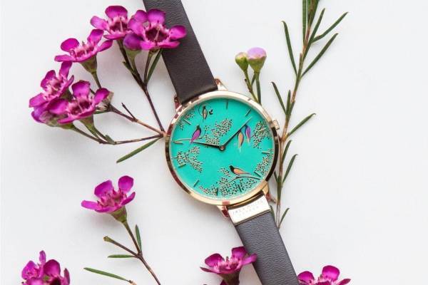 イギリス発「サラミラーロンドン」の腕時計が日本初上陸、花や鳥を描いた色鮮やかな文字盤