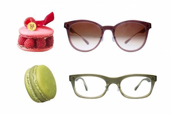 ピエール・エルメのスイーツがアイウェアに - ライチ＆ローズをのせた「イスパハン」色サングラスなど