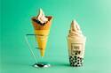 夏限定“タピオカダージリンミルクティー”ソフトクリーム＆フロート、渋谷ラ・ボエム クアリタで