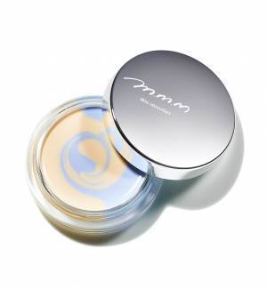 マーブル模様の“塗るあぶらとり紙”「ムー スキンスムーザー」秋限定ベビーブルー×レモンイエロー