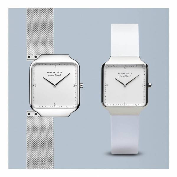 ベーリング×マックス・レネ“スクエア型”新作ウォッチ、スライドでストラップ交換できる腕時計