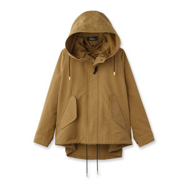 ザ・リラクスの人気ショートモッズコートに“キャメル”カラー、アクアガール別注