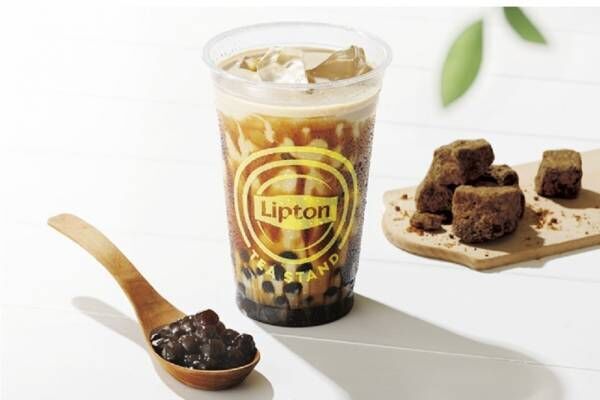 「リプトン ティー スタンド」黒糖タピオカ入りウーロン茶ミルクティー新発売、名古屋＆博多で