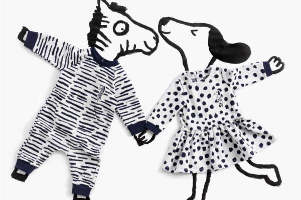 プチバトー“猫・犬・シマウマ”を表現した縞模様やドット柄ウェア、ジャン・ジュリアンとコラボ