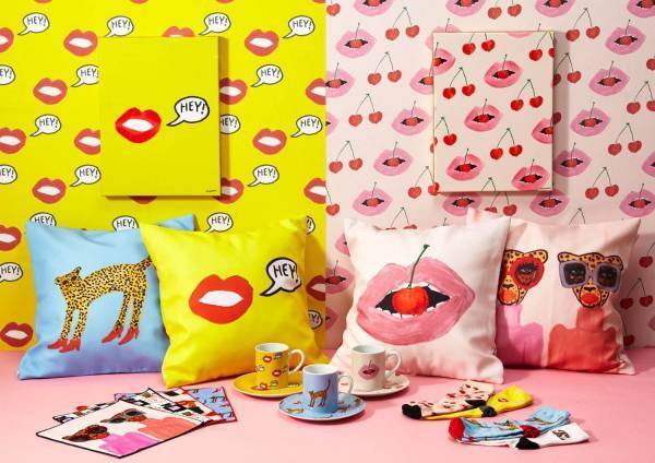 フランフラン×ボウファンツ アンド ブロークン ハーツ、毒々しくもポップなコラボ雑貨＆インテリア