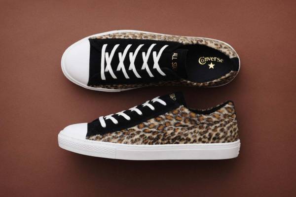 コンバース、レオパードファー×ブラックスエードの「オールスター クップ」スニーカー発売