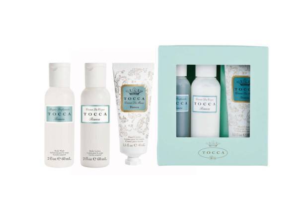 トッカよりミニサイズのボディケア＆現品ハンドクリームのセット、人気の香りをつめこんで