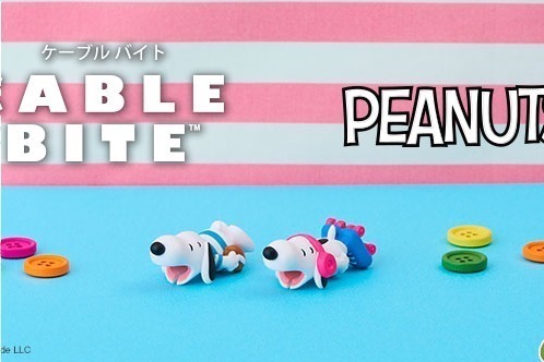 スヌーピーのiPhoneケーブルアクセサリー「ピーナッツ」第3弾はローラースケート＆ラグビー