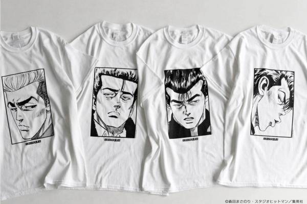 ジャーナルスタンダード×人気漫画『ろくでなしBLUES』のTシャツ、帝拳メンバーや四天王が集結