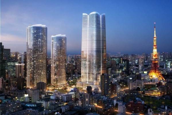 虎ノ門・麻布台エリアに日本一の高さ330mを誇る超高層ビルが誕生 - 商業施設やオフィスを内包