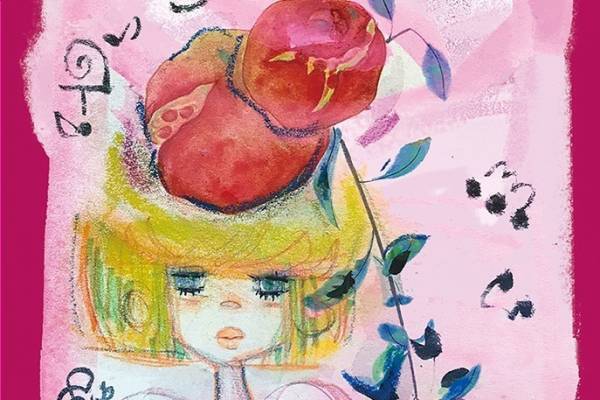 「水森亜土原画展」三鷹で、新作原画展示＆ネコのミータン主役の新作タコライスメニューなど