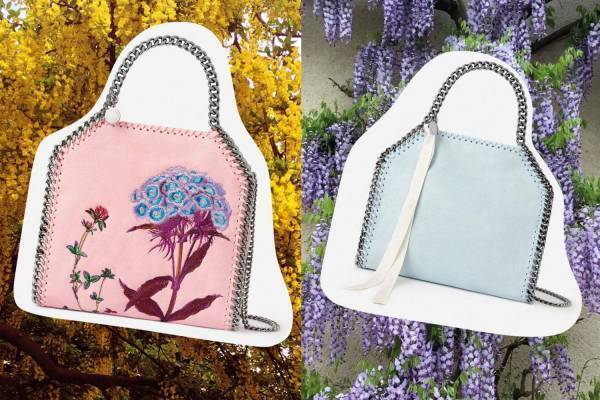 ステラ マッカートニー人気バッグ「ファラベラ」にボタニカル刺繍入り×パステルカラー、伊勢丹新宿店で
