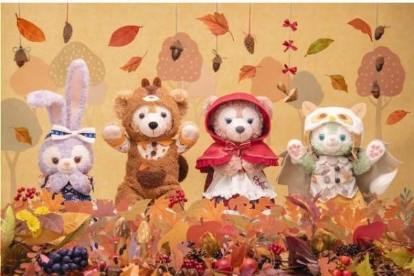 ディズニーシー、ダッフィー＆フレンズがリスやフクロウに変身した秋限定グッズ - マグ付きメニューも