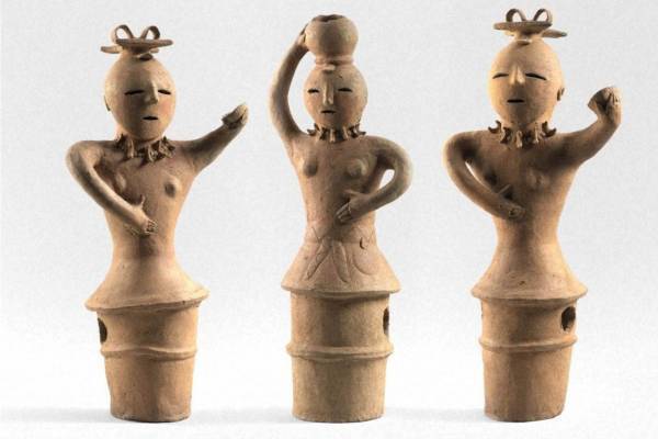 「DOKI 土器！土偶に青銅器展」箱根・岡田美術館で - ハート顔の土偶＆龍の文様を施した青銅器など