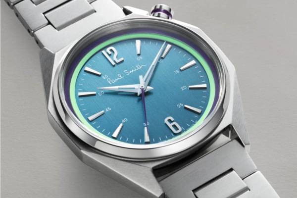 ポール・スミスの新作腕時計「オクタゴン」バウハウス着想の八角形ケース、メンズ＆ウィメンズで