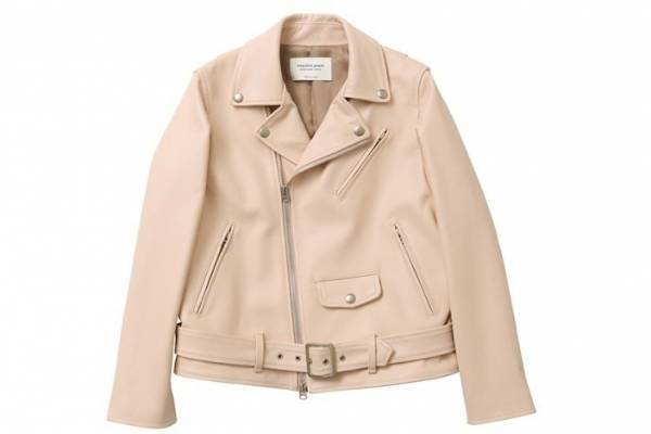 ビューティフルピープル「キッズライダース」にヌーディーな新色“姫路レザー”使用、大人と子供で共有可能