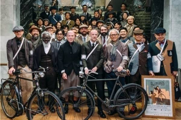 「ツイードラン」東京・岐阜で、“ツイード”がドレスコードの自転車ランイベント
