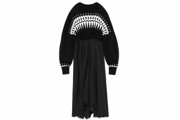 ファーファー新作“ノルディック柄”リバーシブルニットドレスや“ローズ刺繍”スカート