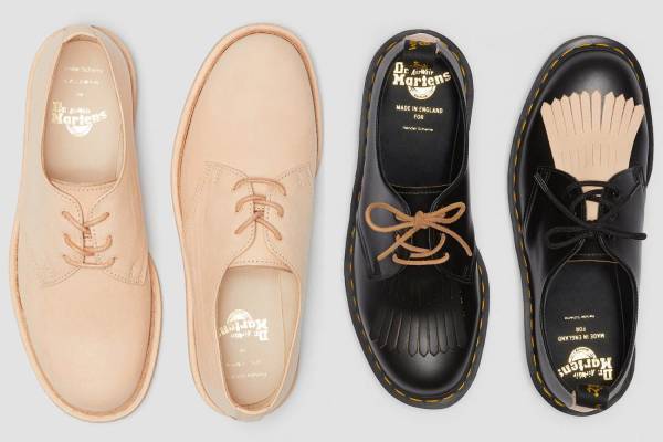 エンダースキーマ×ドクターマーチン、定番3ホール「1461」をそれぞれが再構築した2モデル