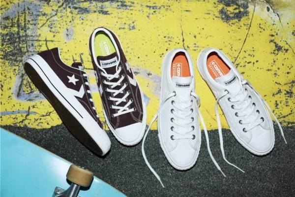 コンバースの新作スニーカー、星を配したソール＆キャンバスアッパーのスケートシューズ