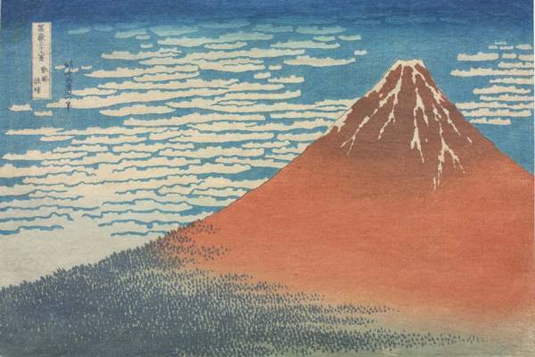 「生誕260年記念 北斎の肉筆画 ―版画・春画の名作とともに―」岡田美術館で、肉筆美人画の傑作など