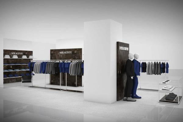 ニール バレット、大阪・大丸心斎橋店に西日本初ウィメンズを展開する新店舗 - 渋谷パルコにも出店