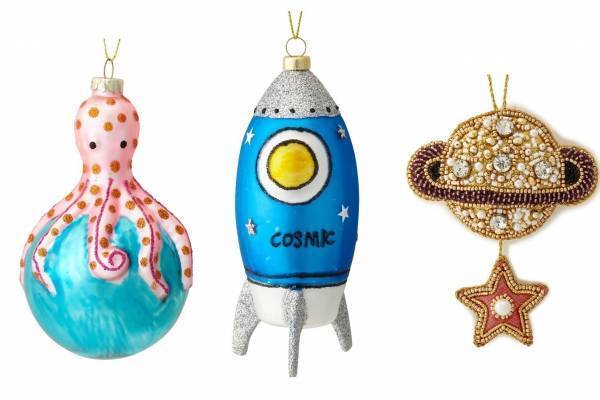 フランフラン“宇宙”着想の19年クリスマス、ロケットやUFOのオーナメント＆コズミック柄マグ