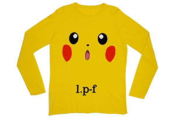 ルシアン ペラフィネ×ポケモン、ピカチュウやイーブイなど初代ポケモンをデザインしたニット
