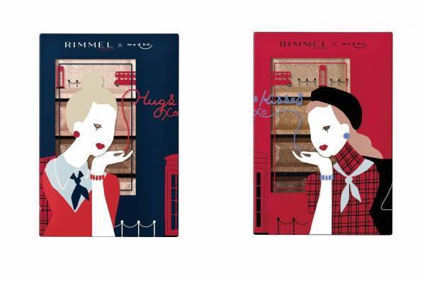 リンメル「ロンドンガール」モチーフ限定コスメ、甘いショコラの香りつきアイシャドウ＆マシュマロリップ