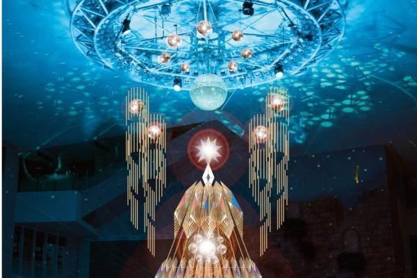 阪急うめだ「くるみ割り人形」着想のクリスマスイルミネーション、名物ミラーボールイルミも