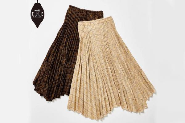 ロペピクニック×明治 ザ・チョコレート、ワンピースやスカートにチョコモチーフを散りばめたコラボ第3弾