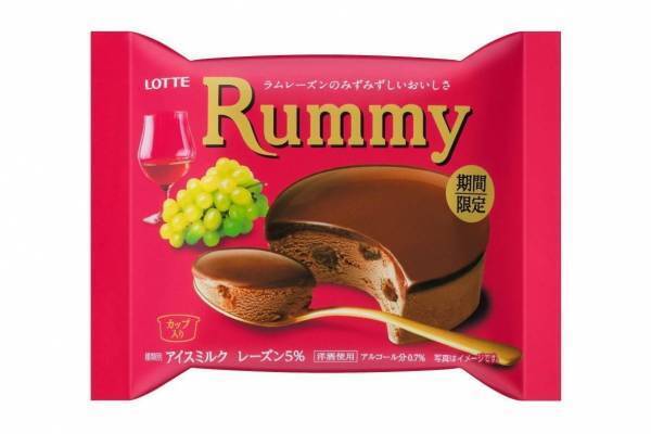 「ラミーチョコアイス」ロッテ大人の洋酒チョコを再現、芳醇なラムレーズン＆洋酒香る生チョコ