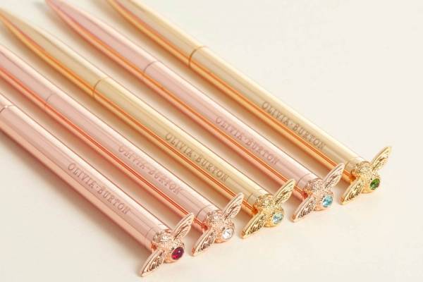 オリビア・バートン“蜂”モチーフ輝く13色の誕生石ボールペン、グランフロント大阪＆伊勢丹新宿店で発売