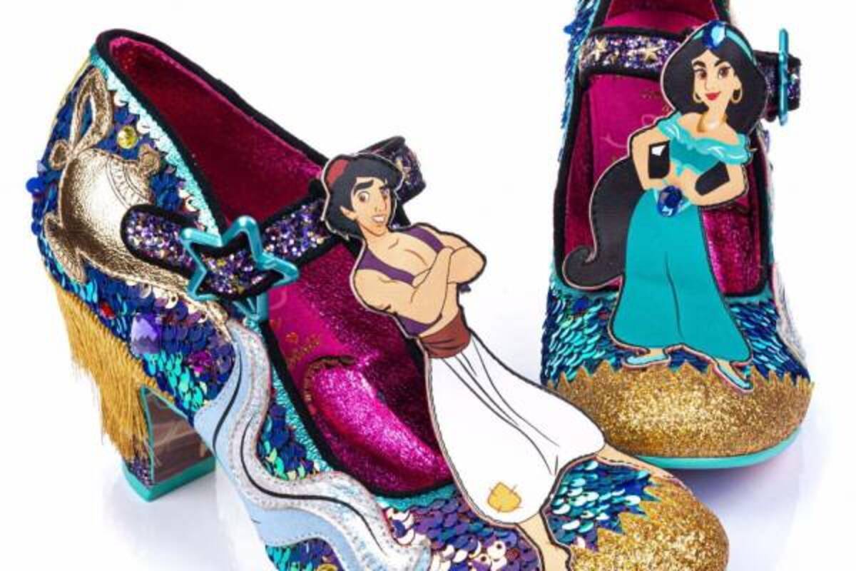 ディズニー「アラジン」のシューズやバッグ、英シューズブランド イ 