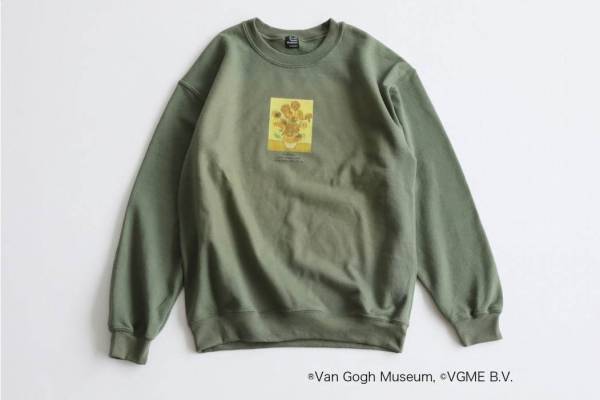 ジャーナルスタンダード“ゴッホの絵画”フーディ＆スウェット、名作『ひまわり』をプリント
