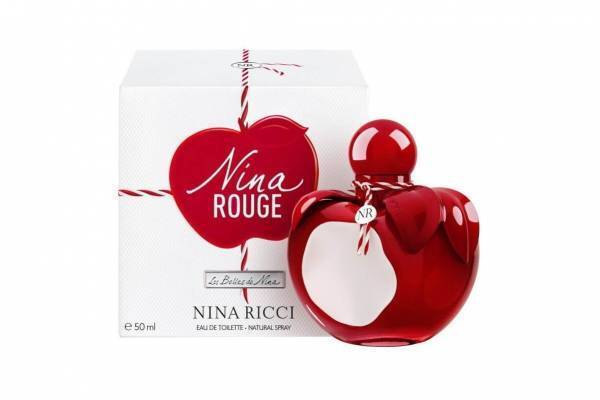 ニナ リッチの新作フレグランス「ニナ ルージュ」“禁断の果実”アップルのボトル、甘いグルマンノート
