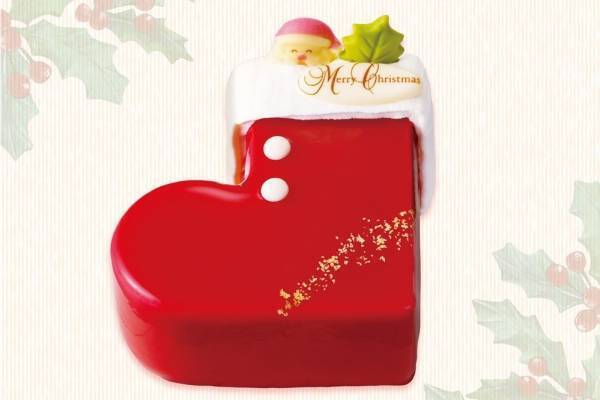 「銀のぶどう」ミニクリスマスケーキ、真っ赤なブーツの木苺ケーキや7層チョコのショコラハウス