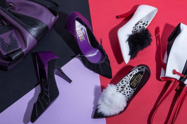 ダイアナからディズニー・ヴィランズの新作、マレフィセント＆クルエラのパンプスとバッグ登場