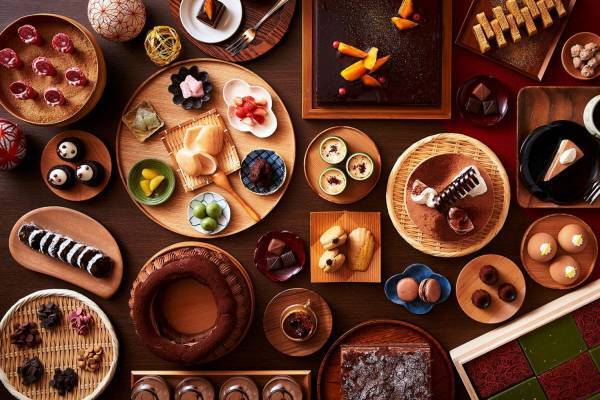 リーガロイヤルホテル(大阪)、和ショコラスイーツのビュッフェ - 日本酒や醤油とチョコレートのコラボ