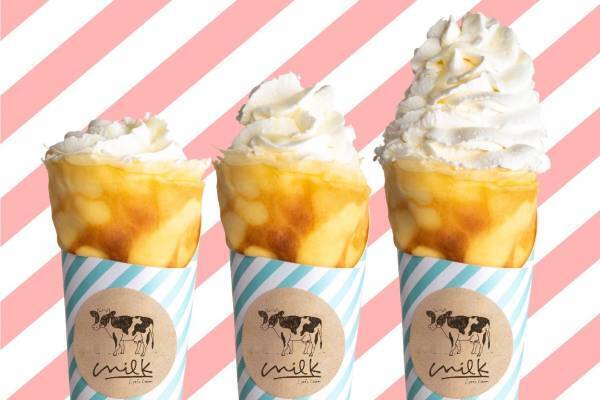 生クリーム専門店「ミルク」渋谷店がクレープ屋さんに、生クリームを味わう限定ティラミス味など